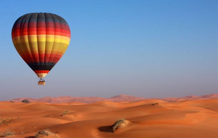 Hot Air Balloon in Desert Safari Dubai