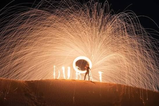 Fire Dance in Desert Safari Dubai